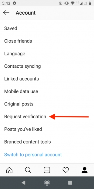 Request verification