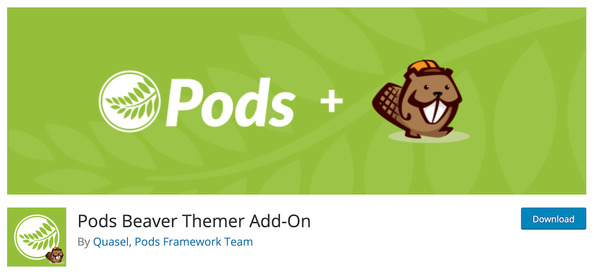 Pods Beaver Themer Add-On