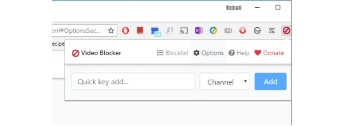 Block Youtube channels using Video Blocker app