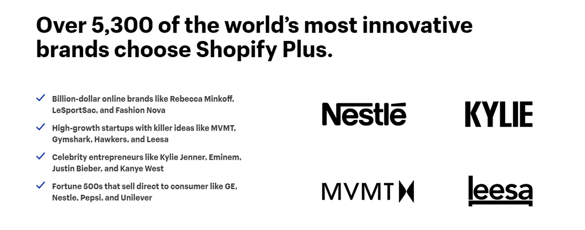 shopify plus users