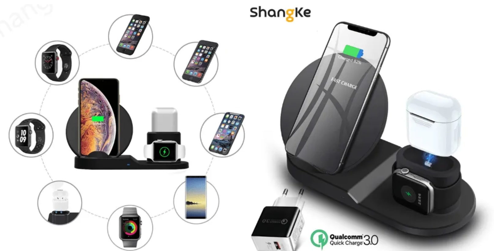 Wireless Charger 3 in 1 a-Best Sellers Aliexpress