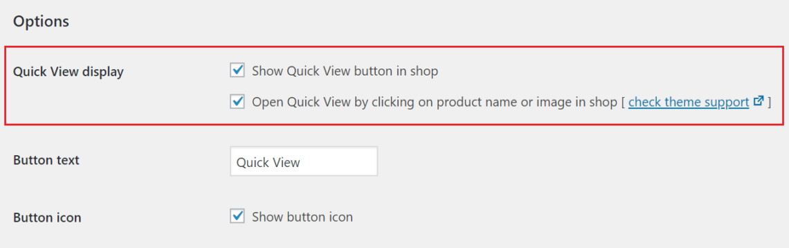 Step 2: Select how customers open the WooCommerce product lightbox