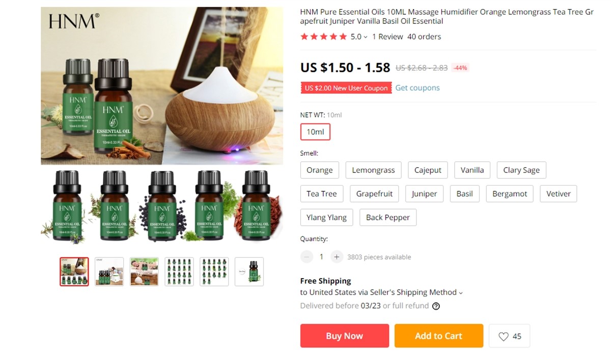 Best dropshipping Beauty and Health products: Tea Tree Oil