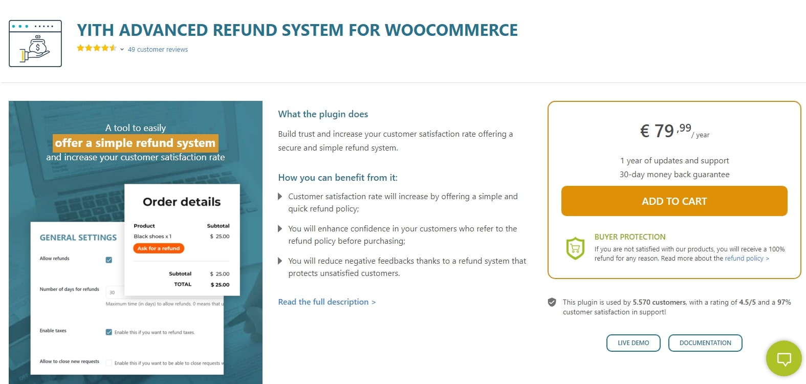 YITH WooCommerce Advanced Refund System