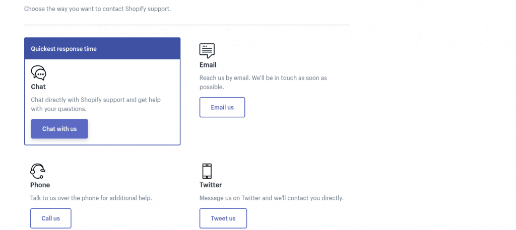 Shopify’s customer support