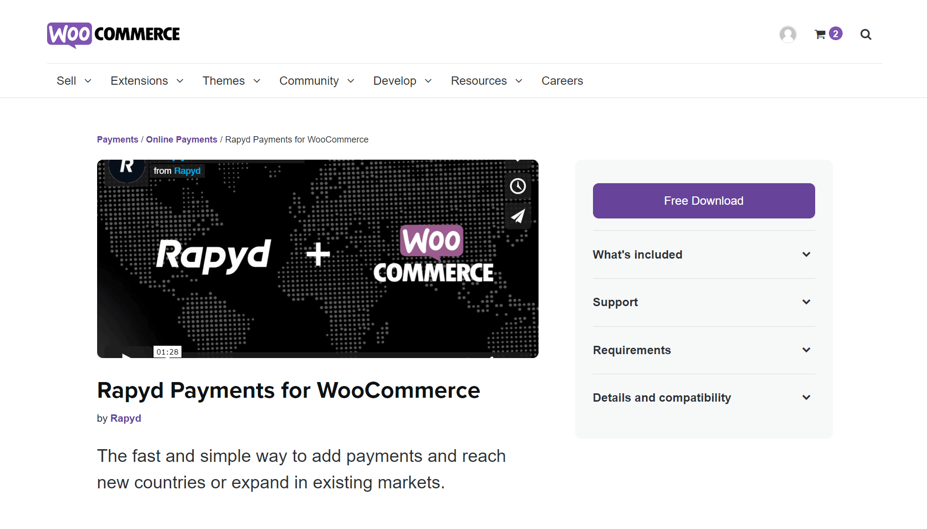 rapyd payment for woocommerce