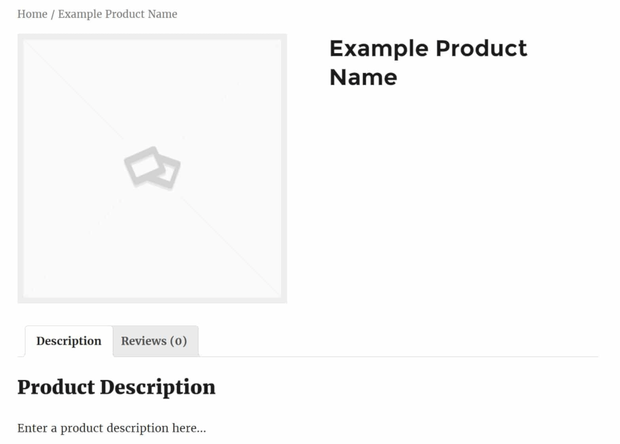 It will look like this on the product page