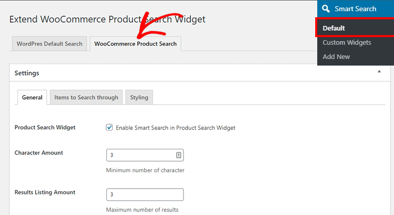 Select WooCommerce Product Search
