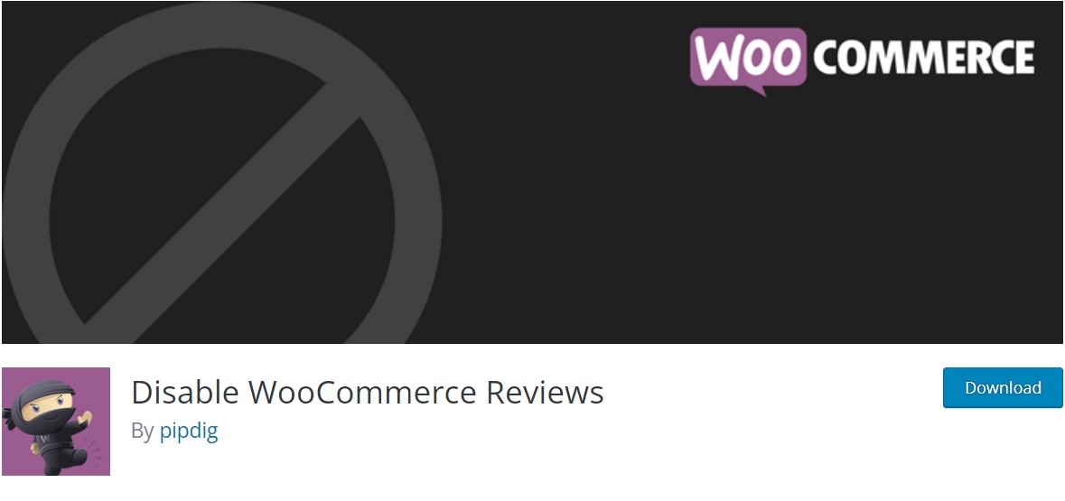 plugin Disable WooCommerce Reviews
