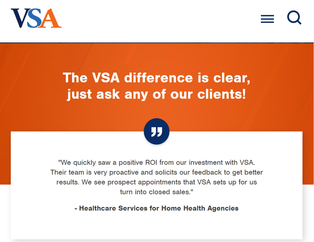 VSA’s official webpage