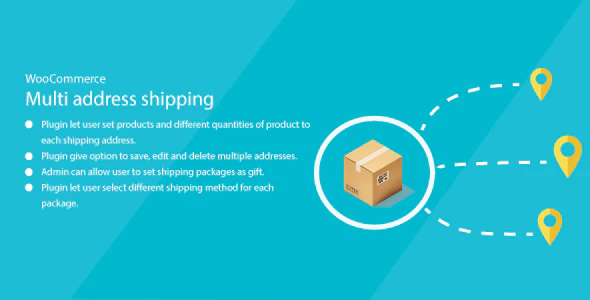 WordPress WooCommerce Multi Address Shipping