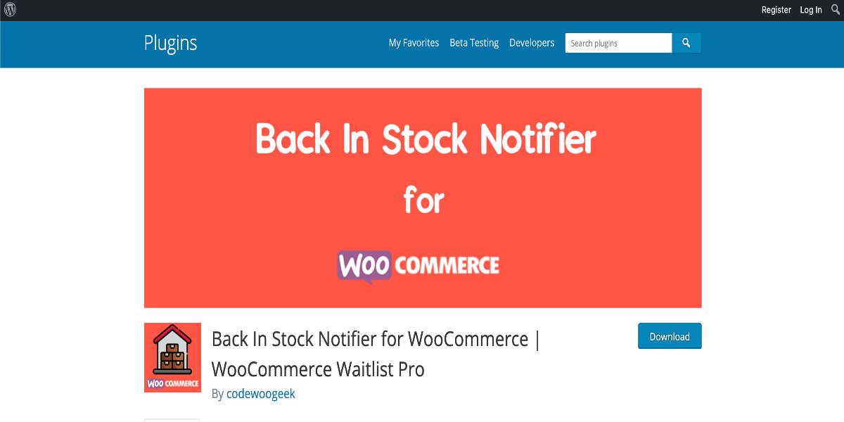 Back in Stock Notifier for WooCommerce