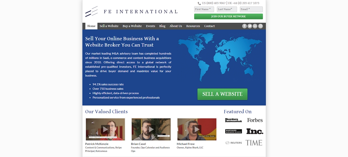 Buy or sell a store on Empire FE International