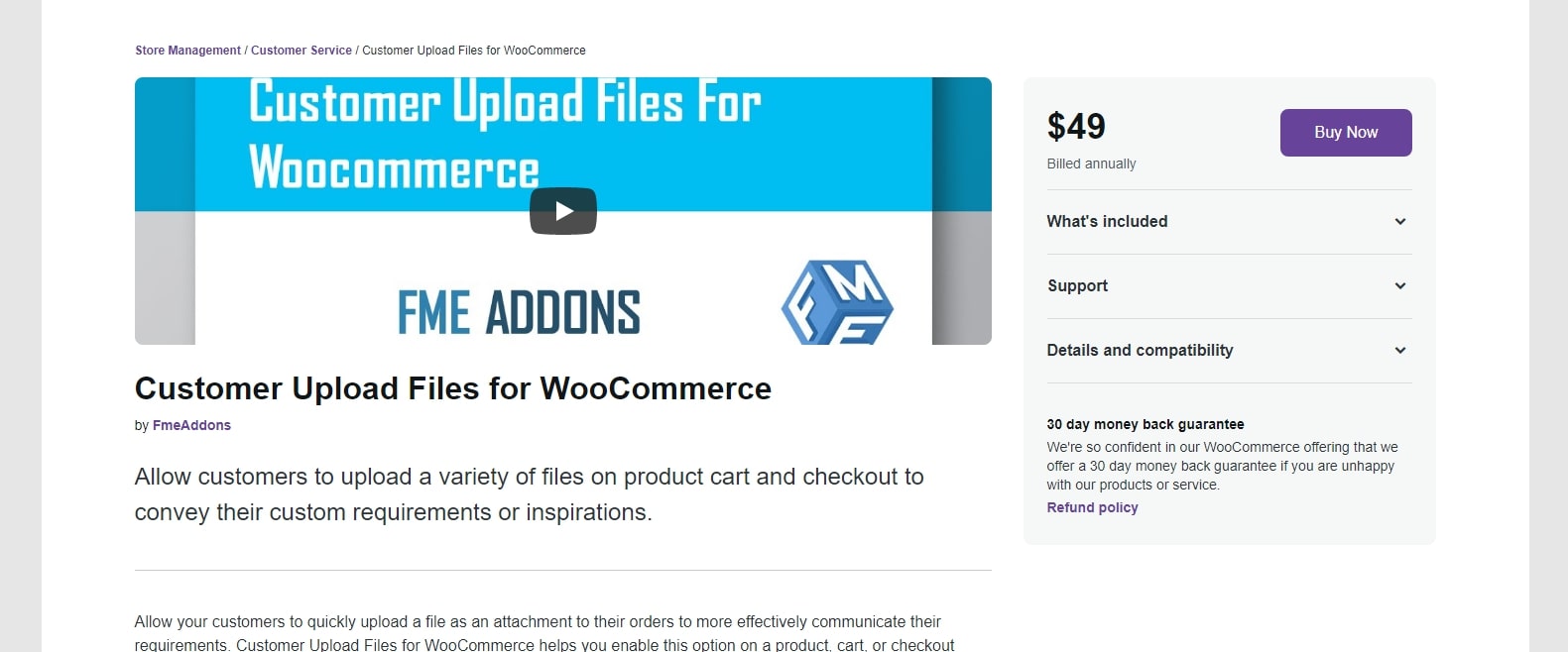Customer Upload files for WooCommerce