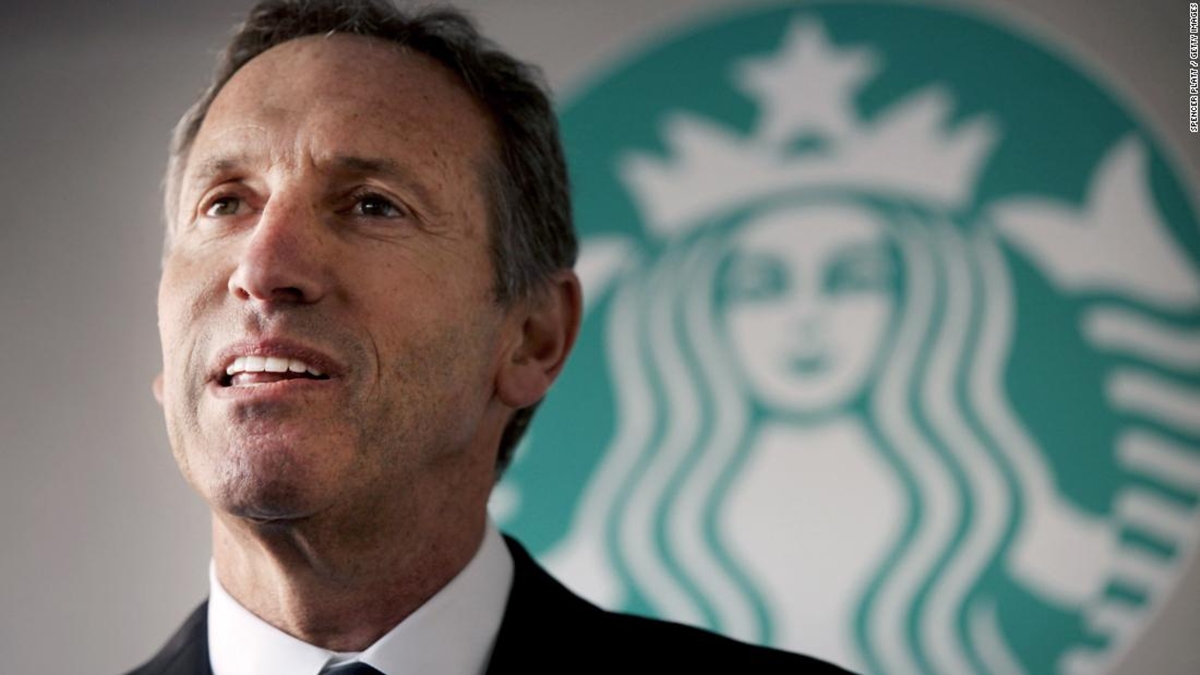 Starbucks CEO, Howard Schultz