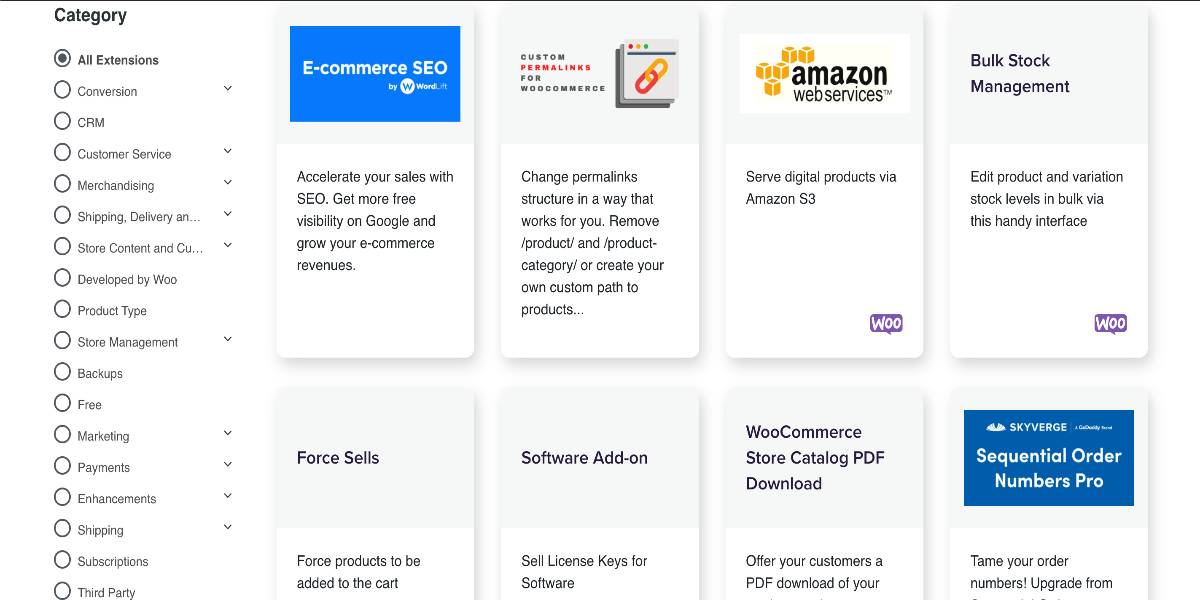 WooCommerce SEO options