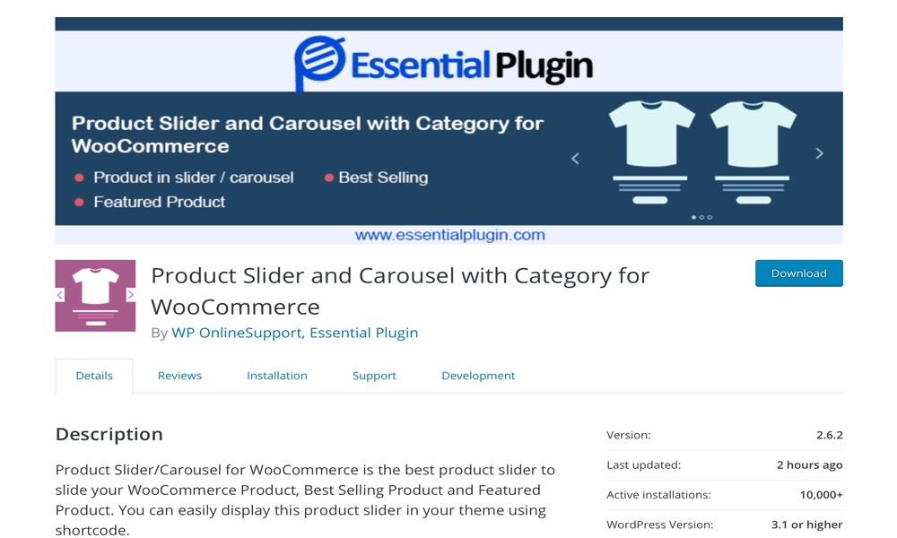 Product Slider and Carousel with Category for WooCommerce