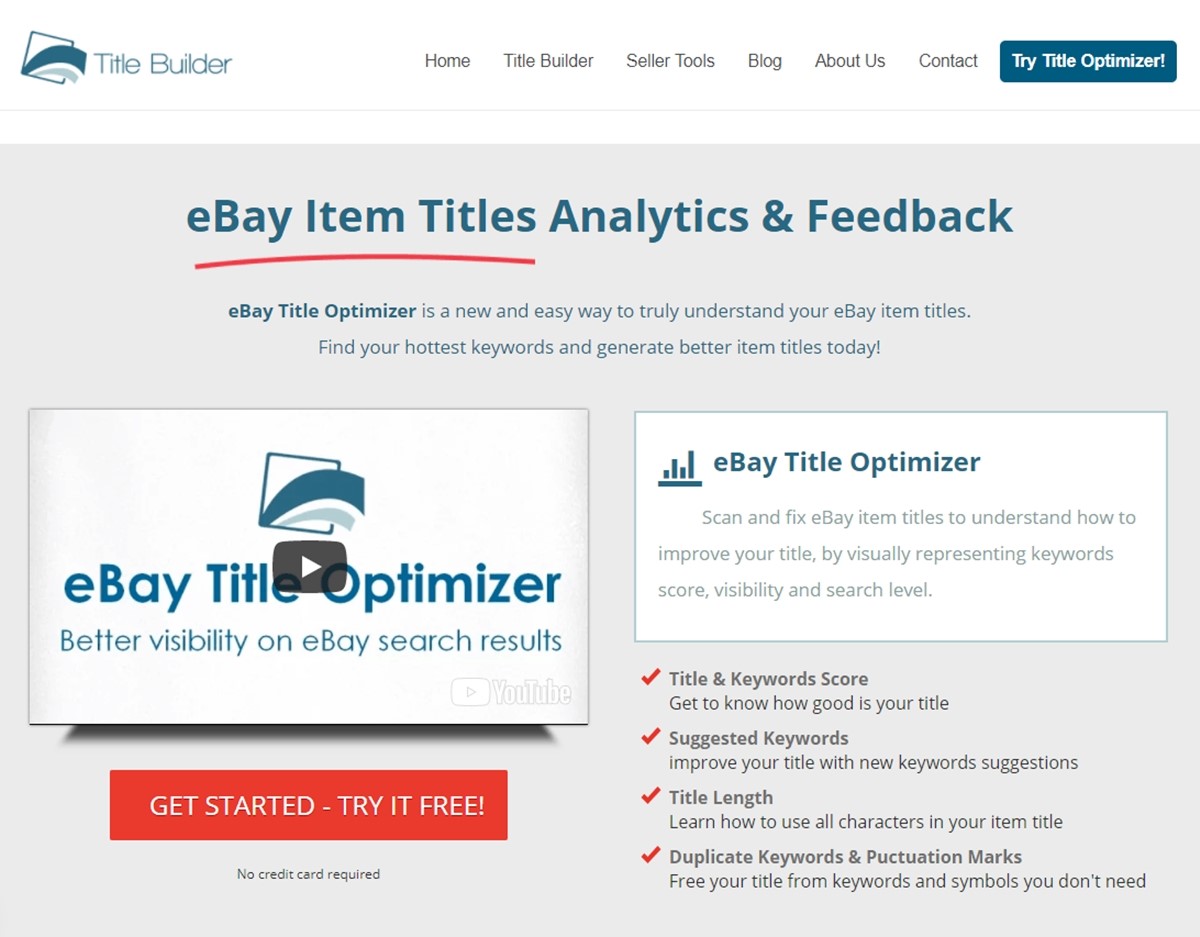 eBay Title Optimizer