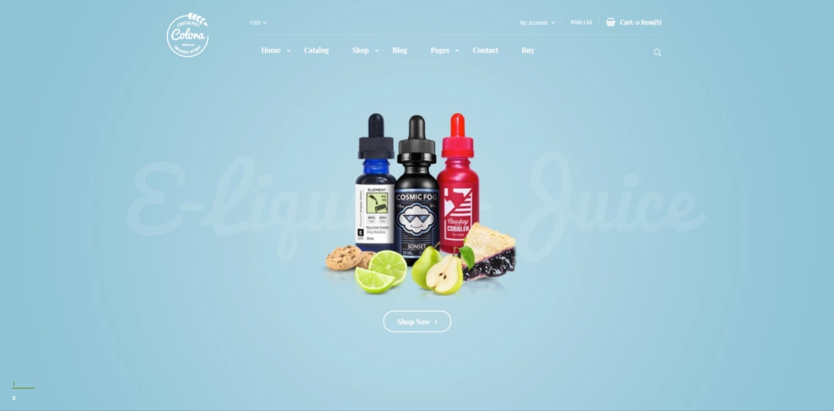 Best Shopify Themes/Templates - Nutrition Store theme
