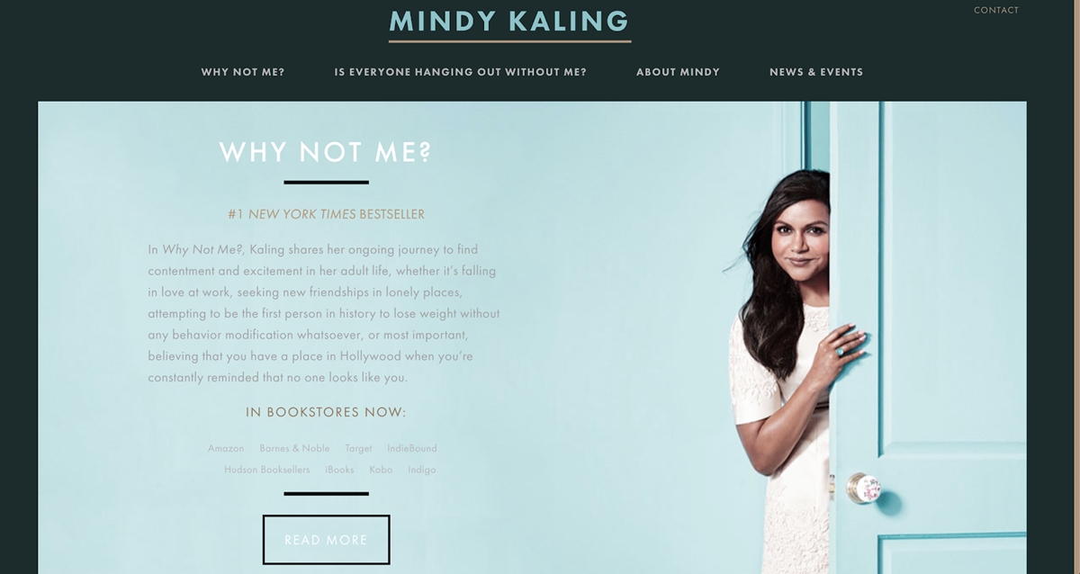 Mindy Kaling’s website