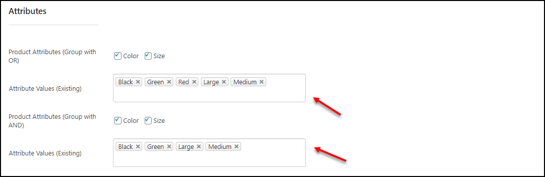 Add Product Attributes