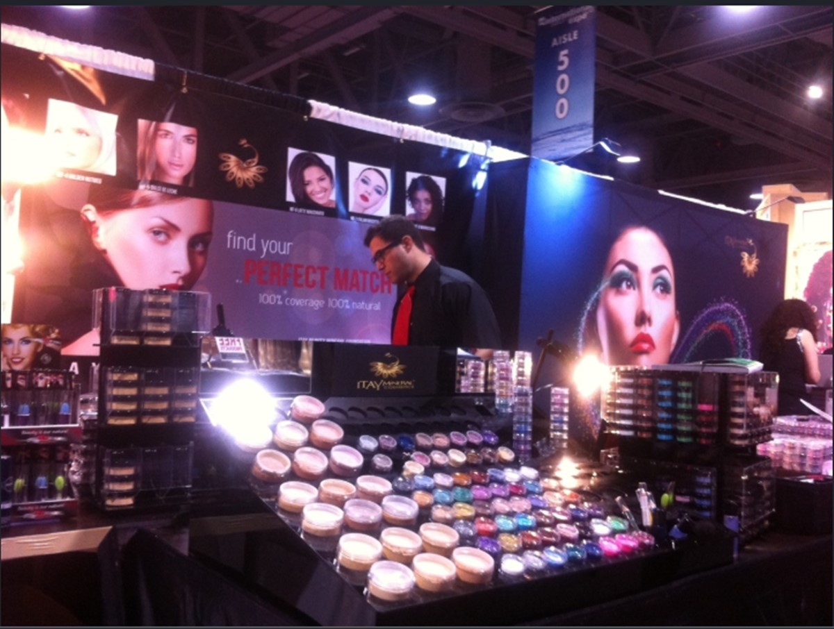 Sell skincare products through trade shows