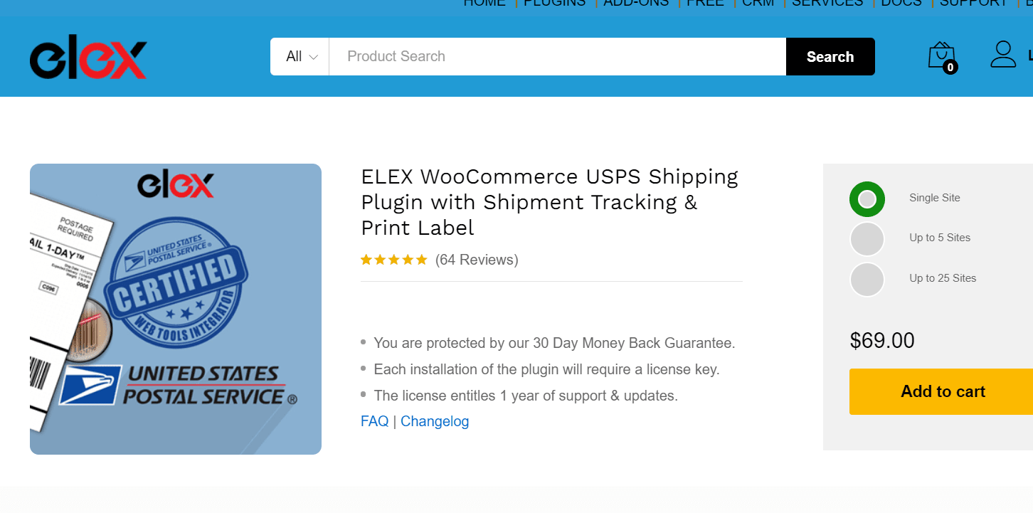 ELEX WooCommerce USPS Shipping Plugin