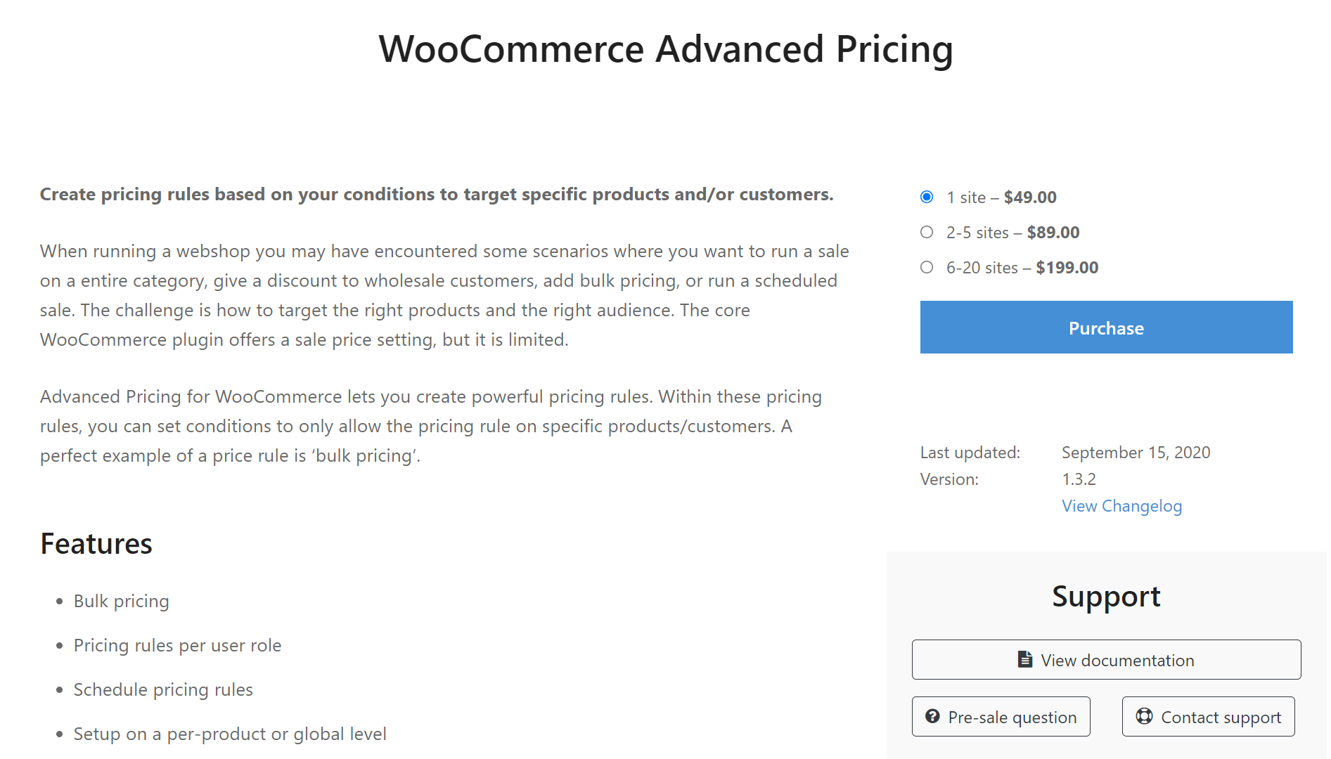 woocommerce advanced pricing