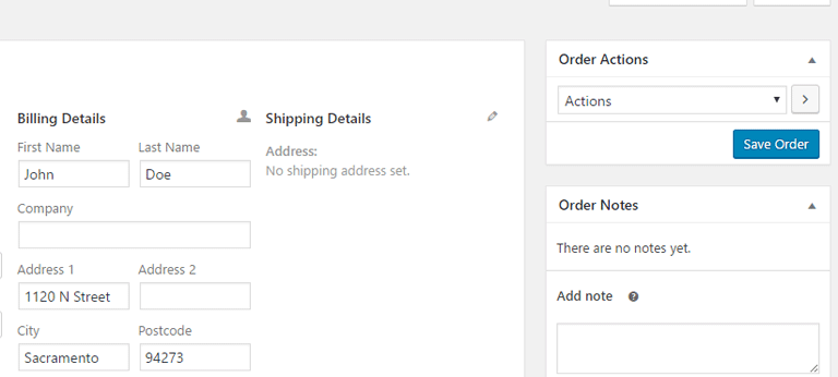 Step 5: Set order status