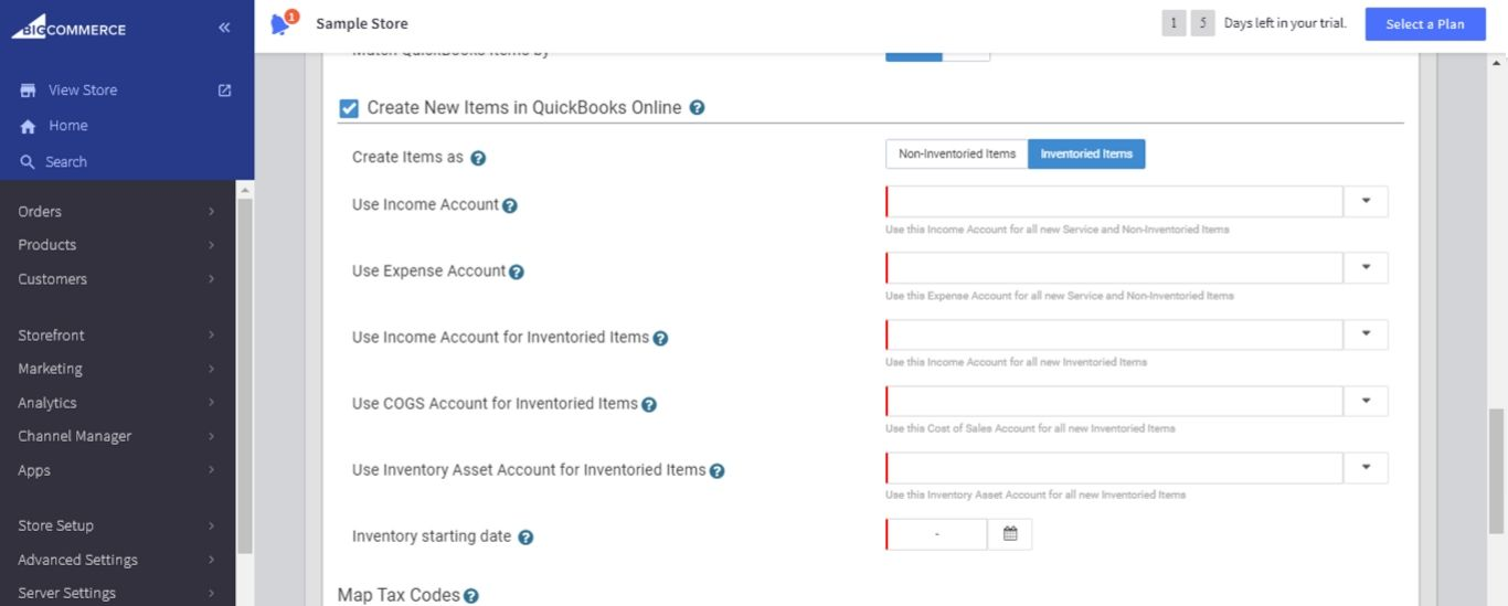 bigcommerce quickbooks integration