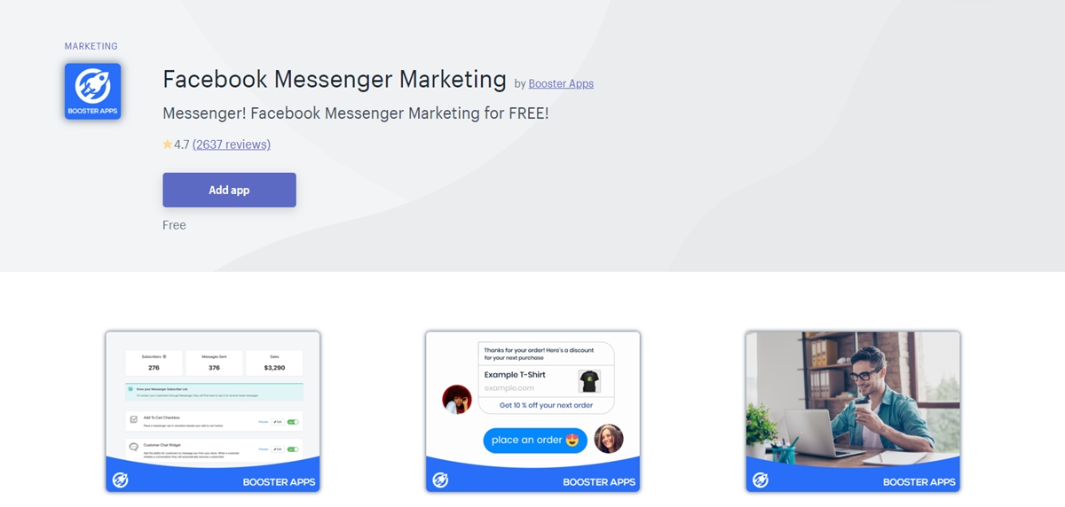 Best Shopify apps: Facebook Messenger Marketing