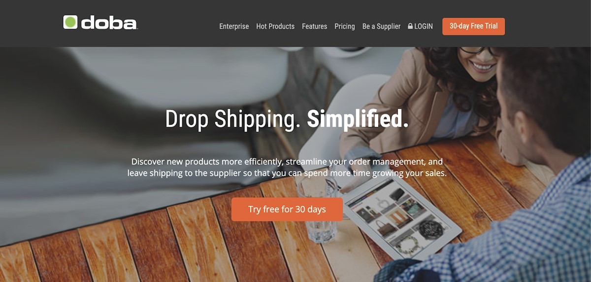 Best dropshipping suppliers - Doba