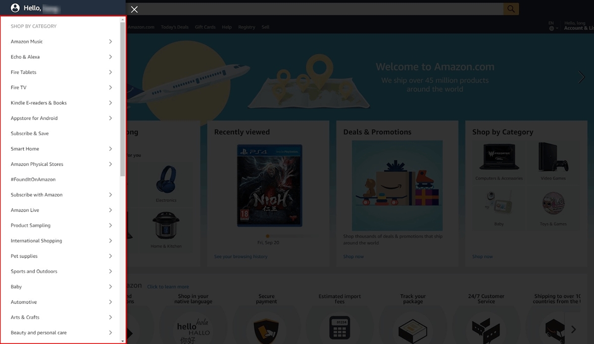 Ecommerce SEO competitor research: Amazon Competitor Categories