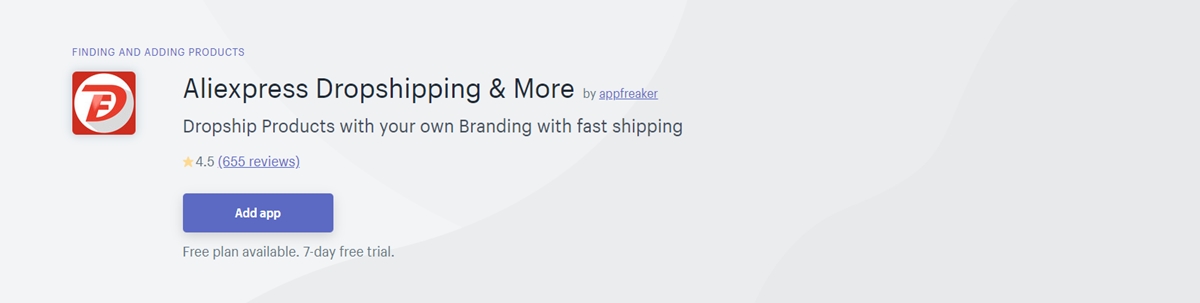 Shopify dropshipping apps - Aliexpress Dropshipping