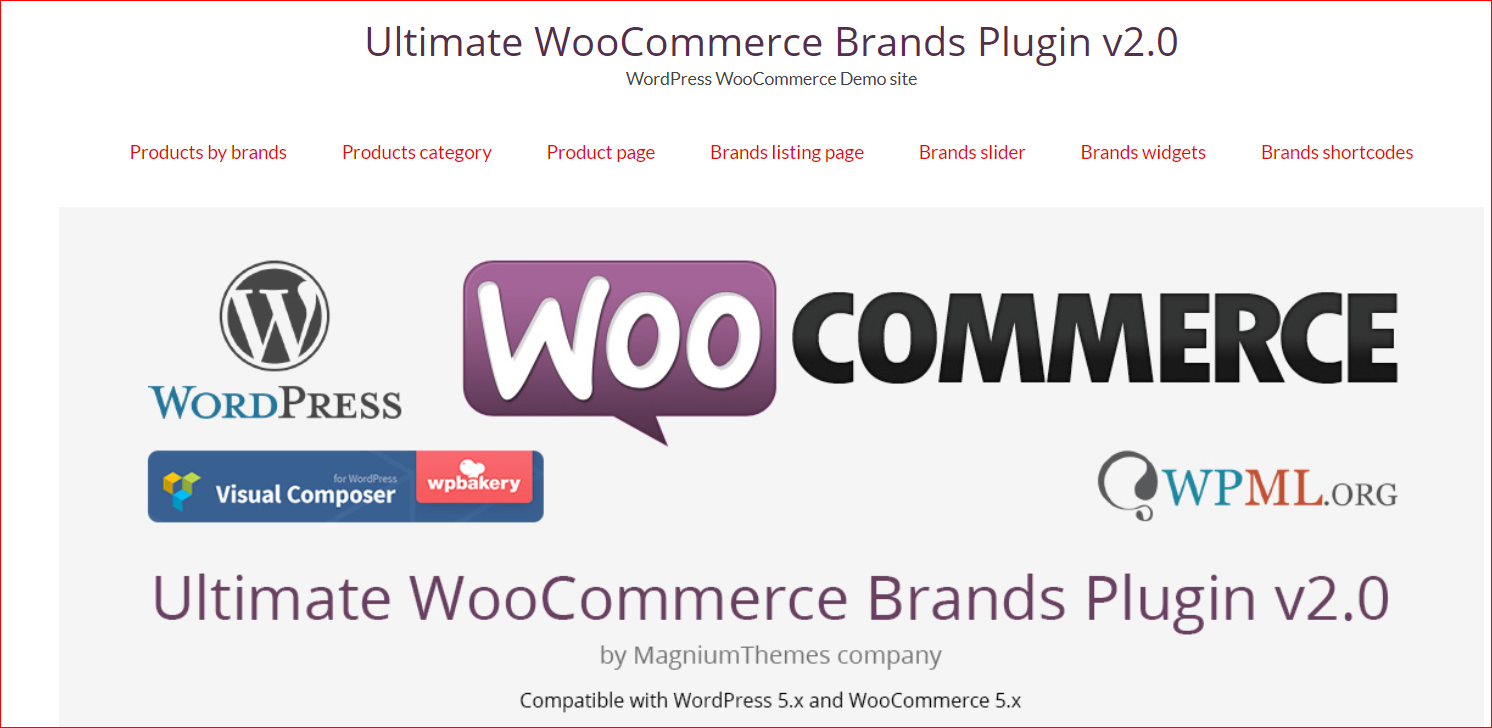 Ultimate WooCommerce Brands Plugin