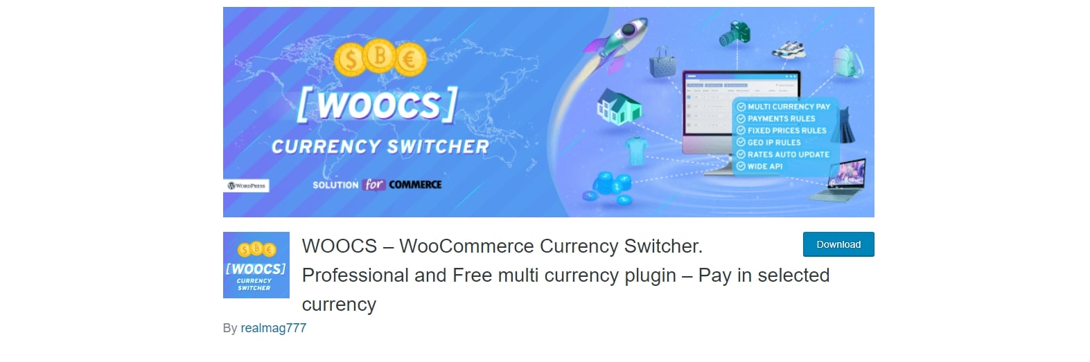 WooCommerce Currency Switcher