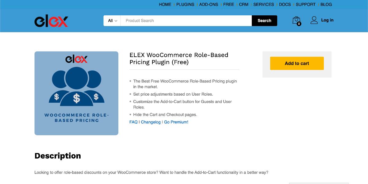 ELEX WooCommerce Role-Based Pricing Plugin