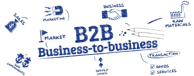 B2B marketing means Business-to-business marketing