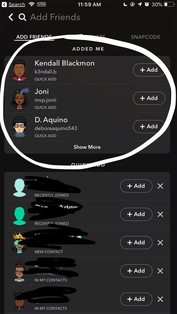 how to add a person on snapchat web