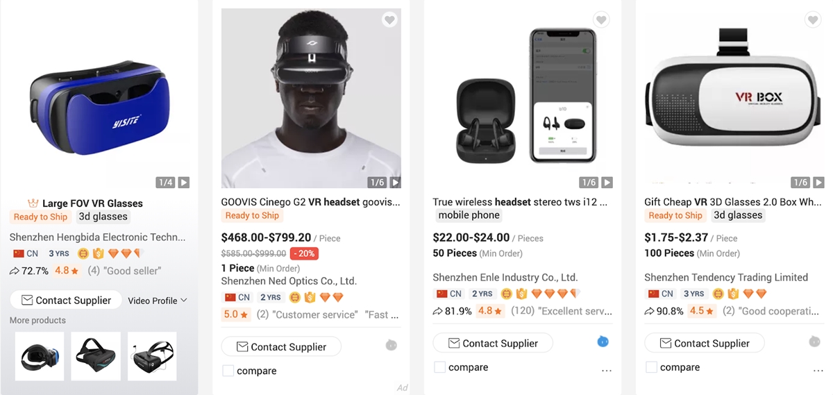 Best Niches for dropshipping: VR devices