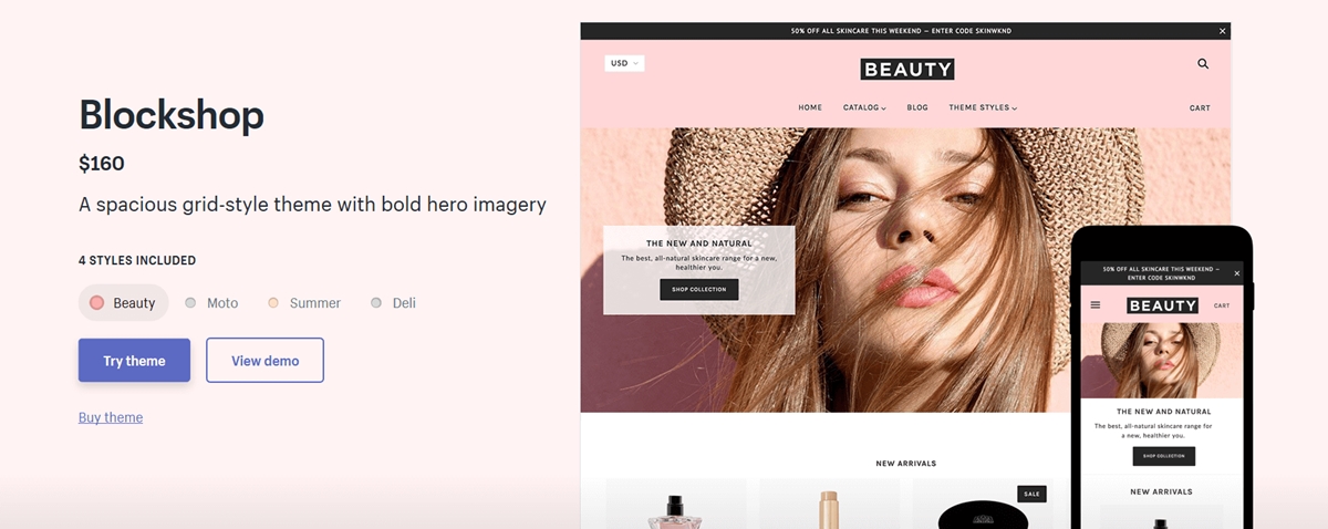 best shopify mobile responsive theme: Blockshop theme