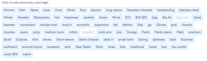 how to use tags in shopify