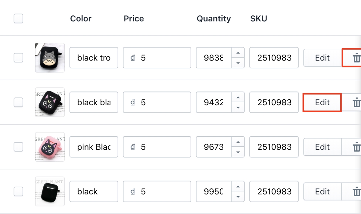 start Shopify dropshipping with AliExpress: edit product page