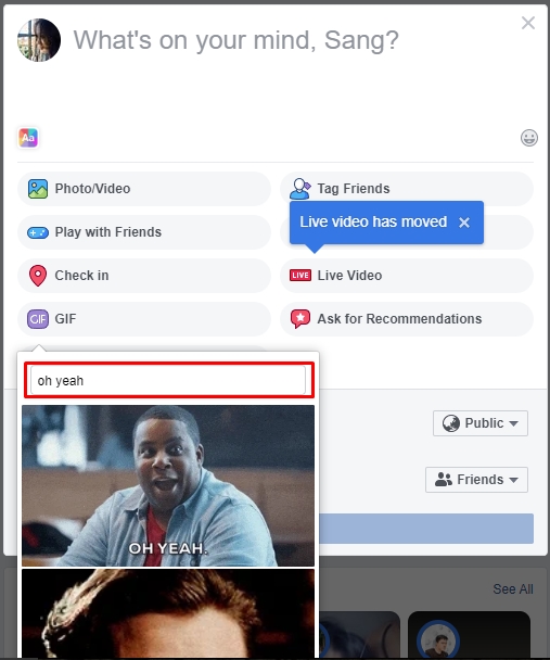 How to share your GIF on Facebook – Knowledgebase