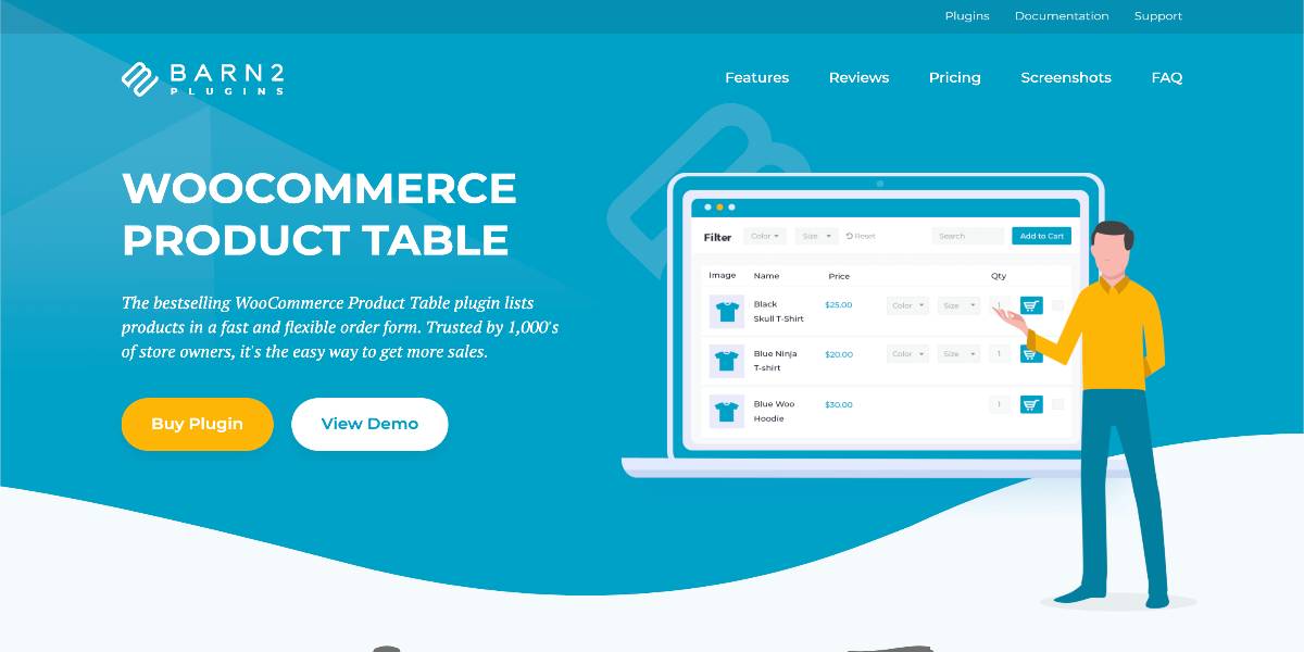 WooCommerce Product Table