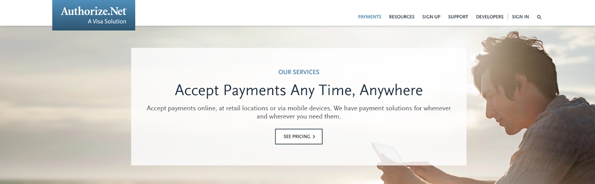 Best Shopify dropshipping payment gateways - Authorize.net