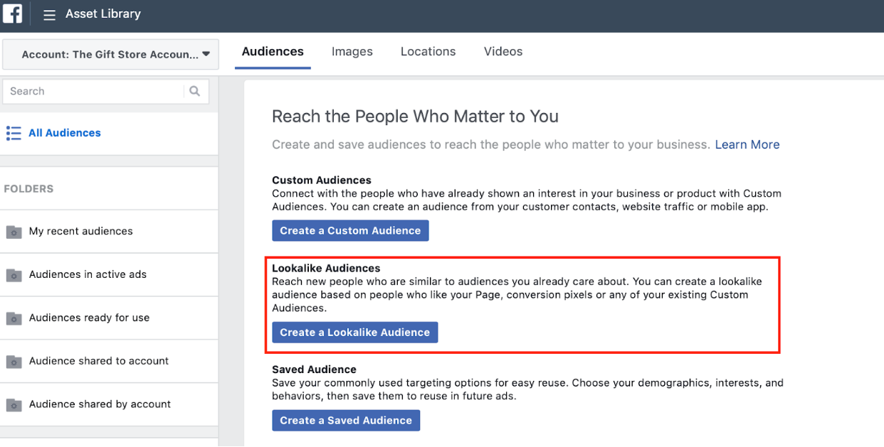 Facebook Advertising - Create A Look-alike Audience