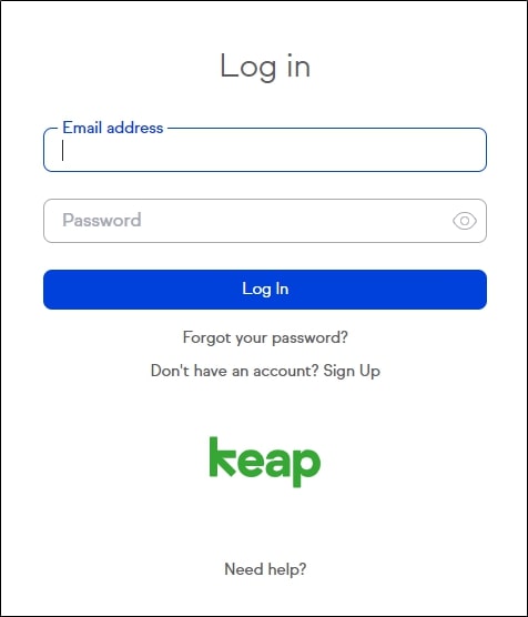 Login your Keap account