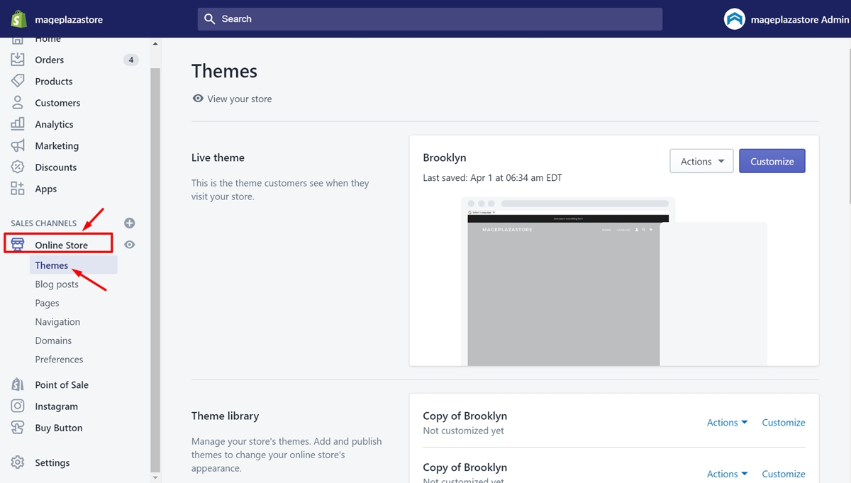 How to Change Shopify Theme Acquiring New Themes