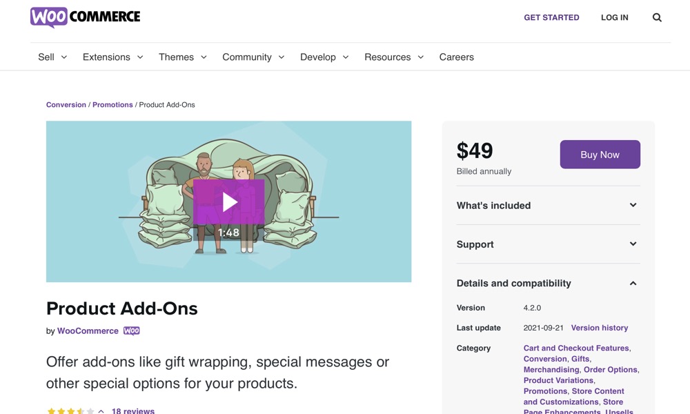 WooCommerce Product Add-Ons